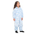 Snuggs Kids Blanket Onesie Light Blue Snowflakes